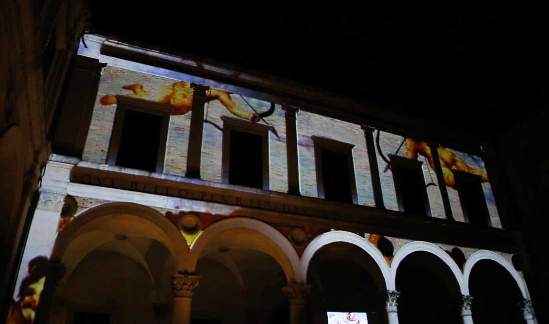 500° Raffaello Sanzio – Video mapping Terminus