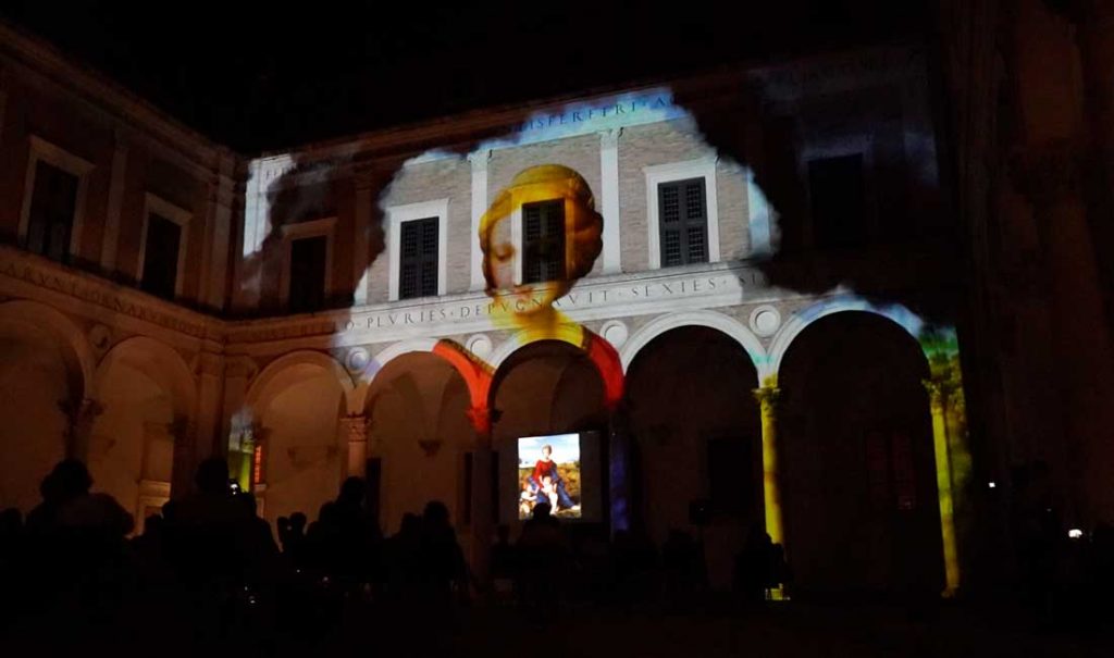 500° Raffaello Sanzio – Videomapping