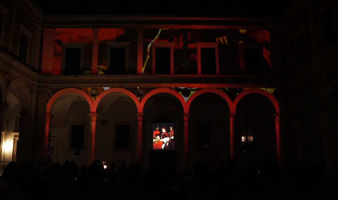 500° Raffaello Sanzio – Video mapping Terminus