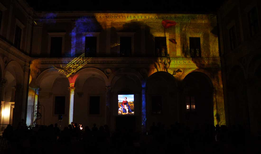 500° Raffaello Sanzio – Video mapping Terminus