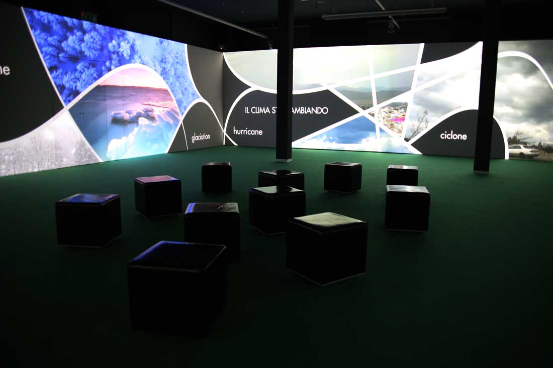 Biblioteca degli Alberti Video installazione Terminus