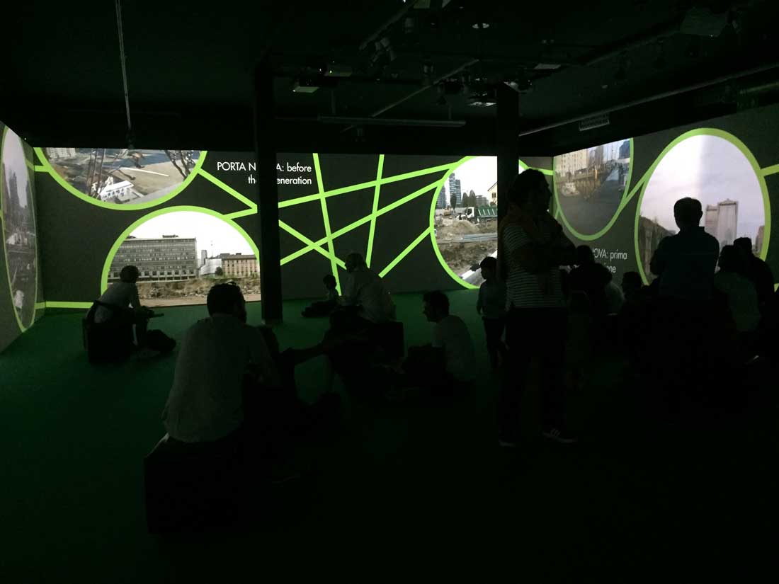 Biblioteca degli Alberti Video installazione Terminus